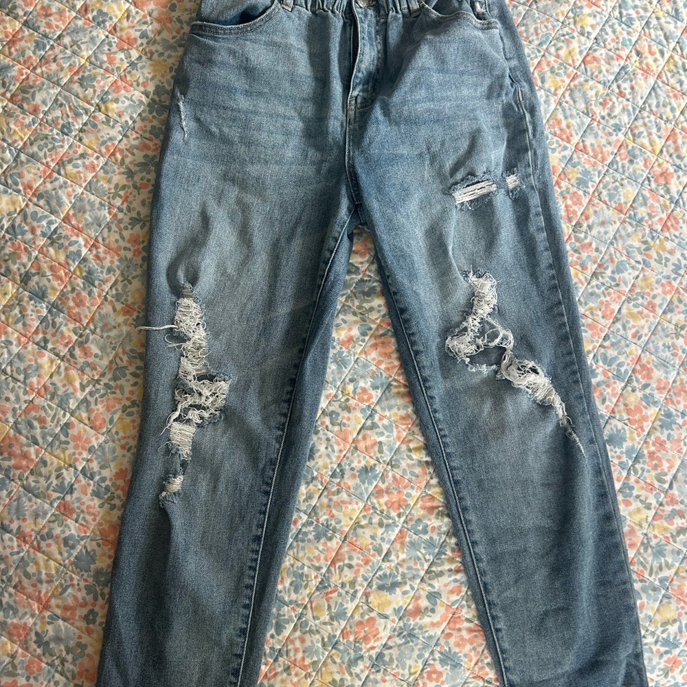 Rewind Light Blue Denim Pants